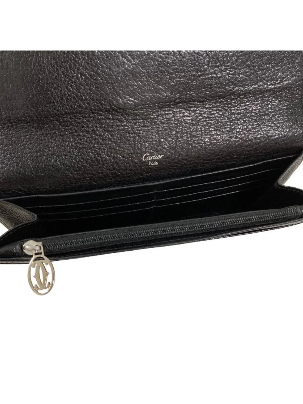 Cartier Marcello de Leather Wallet Black
